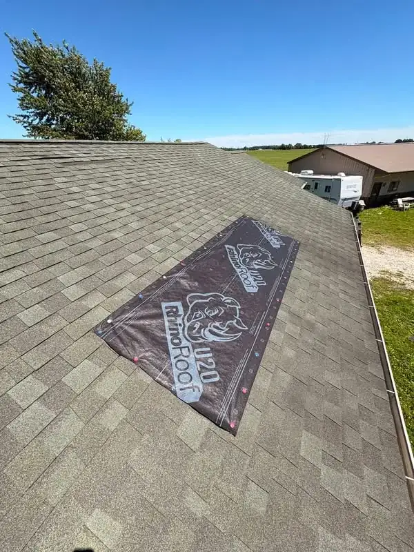 Asphalt shingle roof with RhinoRoof synthetic underlayment in Haines City FL — impact-resistant architectural shingles Polk County 33844